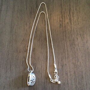 Brighton Silver Swirl Pendant Necklace - Silver